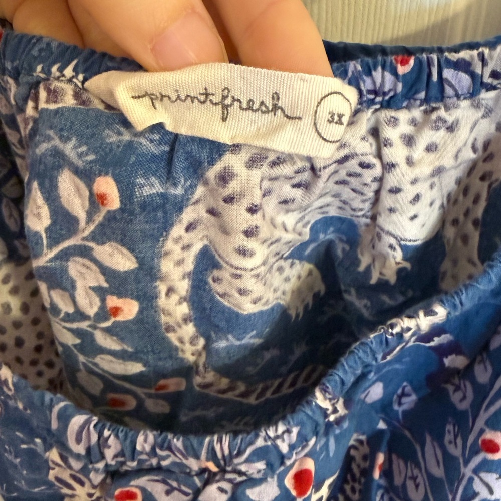 Printfresh Blue And White Leopard Pattern Cotton … - image 4